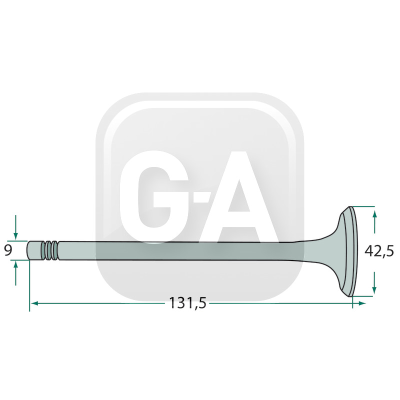 Soupape admission tracteur Eicher